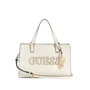 Imagem de GUESS Bolsa feminina Factory Hallow Lane, Leite