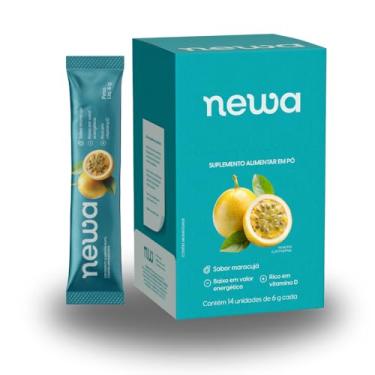 Imagem de NEWA® Repositor de Eletrólitos em pó | 3X + Eletrólitos | 100% Natural | 12 calorias | Bebida de Hidratação Isotônica - Caixa com 14 sticks - Sabor Maracujá