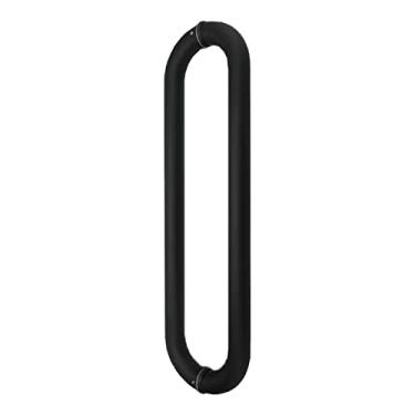 Imagem de Maçanetas de barra de tração para porta de escritório, porta de vidro de porta de madeira, maçaneta de porta moderna, puxadores de barra de aço inoxidável para porta de correr de chuveiro * 56 cm)