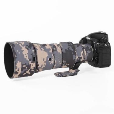 Imagem de CHASING BIRDS Capa protetora de lente impermeável camuflada para Nikon AF-S 500 mm f/5.6E PF ED VR (digital, com TC de 1,4 X (TC-14E III))
