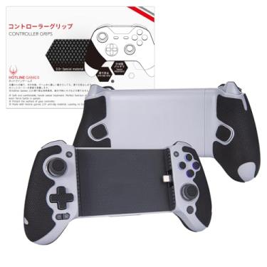 Imagem de HOTLINEGAMES Fita para controle compatível com acessórios de controle Gamesir G8 Galileo/G8 Plus, antiderrapante, absorvente de suor, kit de pele macia texturizada, fácil de aplicar (alças + botões +