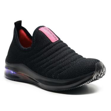 Imagem de Tenis Infantil Menino Masculino Led Tenis Pisca Pisca Macio (PINK, BR, Criança de 4 a 8 anos, Numérico, 28)