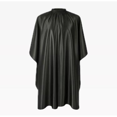 Imagem de Capa Para Barbeiro Com Zíper de Tecido de Cetim 145x120cm - Barbershop