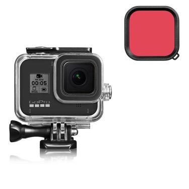 Imagem de Filtro de Mergulho Vermelho para Câmeras GoPro Hero 8