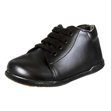 Imagem de Tênis de caminhada para bebês Josmo Smart Step – Confortável, antiderrapante, Black_lace, 7 Toddler