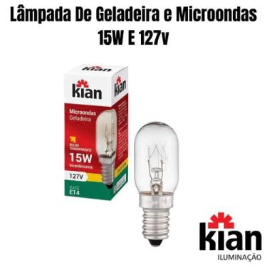 Imagem de Lâmpada De Geladeira e Microondas 15W E 127v Kian