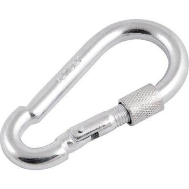 Imagem de Mosquetão Com Trava Roscada 5X50Mm Leve Galvanizado Vonder