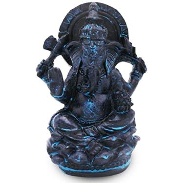 Imagem de Kocris Casa Ganesh Elefante Decorações para Aquário Decoração Estátua Réptil Tartaruga Lagarto Aranha Tanques Terrário Ganesha Tailandês Budismo Escultura Estatueta Ornamento Animal de Estimação