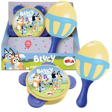 Imagem de Brinquedo De Instrumentos Maraca E Pandeiro Bluey 1313 Elka