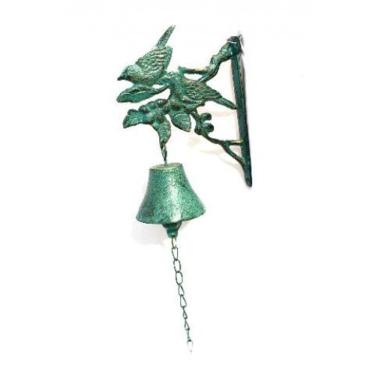 Imagem de Sino de ferro welcome com pássaros