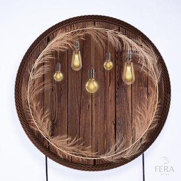 Imagem de Painel Decorativo para Festa 1,80x1,80 metros Vesti Fácil com Elástico Madeira - Fera Print