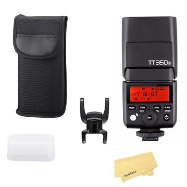 Imagem de Godox TT350S 2.4G Wireless HSS 1/8000s GN36 Peso 200g TTL Mini Autoflash, Painel LCD 0,1-2,2s Tempo de Reciclagem, Compatível com Sony A77II A99 A77 A350 A6000 A6400 A6500 A9 A7R A7R RII A7M 3 A7RIII