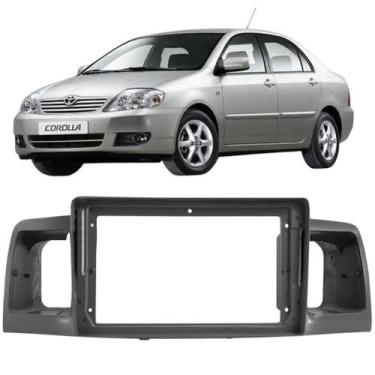 Imagem de Moldura 9 Polegadas Corolla e Fielder 2003 à 2008 Cinza Escuro Painel 