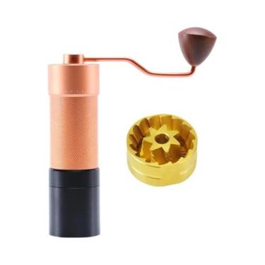 Imagem de Moedor De Café Manual Portátil Com Mós De Aço, Liga De Alumínio Ajustá