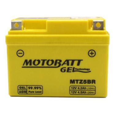 Imagem de Bateria Motobatt Cg 125 Titan Ks 12v 4,2ah (mtz5br)
