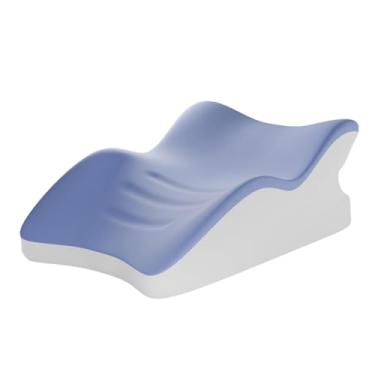 Imagem de Ｂｅｓｇａ Travesseiro de apoio para cintura em cunha, espuma de memória portátil para cama, almofada para sentar e elevar as pernas para assistir TV, escritório, Sem Travesseiro Pequeno