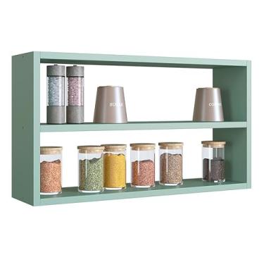Imagem de Porta Temperos de Parede One 1 Prateleira Cor Verde