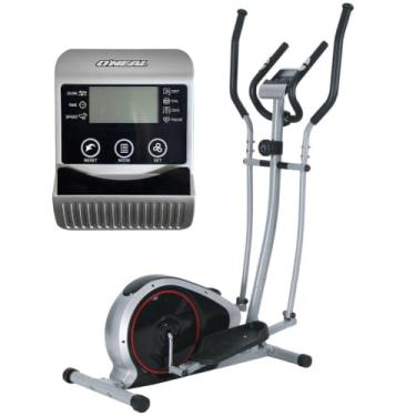 Imagem de Aparelho Elíptico Magnético Silencioso Semi Profissional com Monitor LCD e Hand Grip – Uso Residencial – 5kg Flywheel – Até 100kg