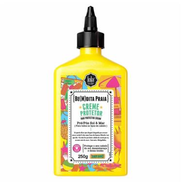 Imagem de Creme Protetor Solar Capilar Lola Bemdita Praia Pré Pós Sol E Mar 250g