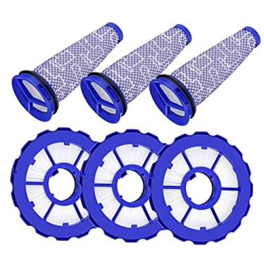 Imagem de Goodsby Kit de substituição de 6 filtros HEPA pré e pós-motor para aspirador de pó completo Dyson DC50 Animal Multi Floor # 965081-01, 965080-01