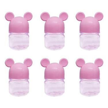 Imagem de Kit 6 Potes de Temperos Rosa - Mickey e Minnie Presentes