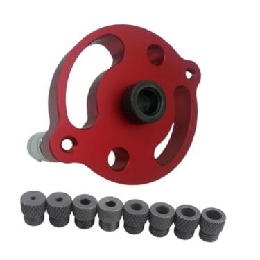 Imagem de Bothyi Gabarito para furos de bolso em madeira, ferramentas de carpintaria, peças, acessório multiuso, gabarito vertical para cavilha, guia de broca para, Vermelho