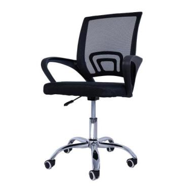 Imagem de Cadeira de Escritório Office com rodízios Tok Telinha - Ecommbraz