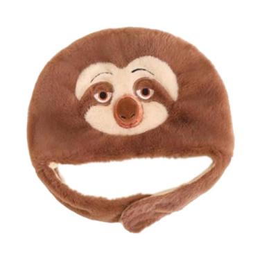 Imagem de Colaxi Chapéu de animal, preguiça, boné para cosplay, feriado, Halloween, clima frio, adereço fotográfico