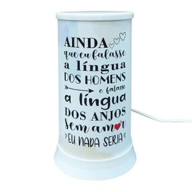 Imagem de Luminária de Mesa Hug A Língua dos Anjos