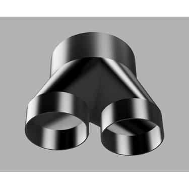 Imagem de Conexão de duto divisor bidirecional de 15 a 10 cm para poeira de madeira, 15 cm a 10 cm, tubo de mangueira de duto divisor bidirecional de 15 a 10 cm, barraca de cultivo