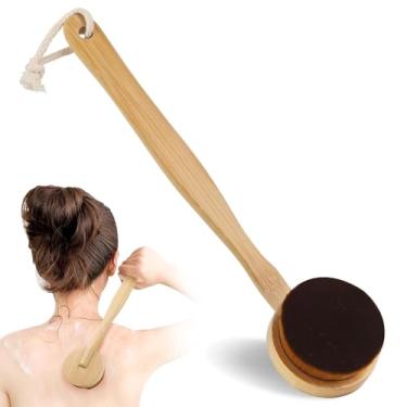 Imagem de TARSHYRY Brusco de Auto -bronzeador Com Alça Longa, Aplicador de Mistura de Bronzeamento de Cobertura Total para Auto -bronzeador, Escova de Maquiagem para As Costas, Pernas e Pés