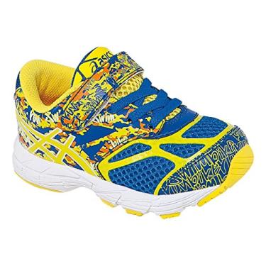 Imagem de ASICS Noosa TRI 10 TS Tênis de corrida (infantil), Azul/amarelo brilhante/laranja, 19 BR
