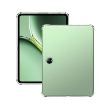 Imagem de Capa para OnePlus Pad 2, capa fina, ultra transparente, macia, flexível, TPU transparente, resistente a quedas, antiarranhões, impressões digitais, capa para tablet OnePlus Pad 2 de 12,1 polegadas