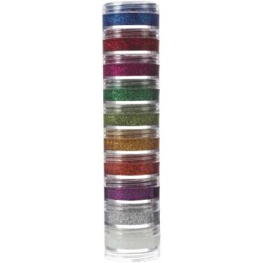 Imagem de Pintura Facial Glitter Cremoso com 10 Cores 4G Cada - Colormake