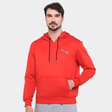 Imagem de Moletom Mooncity Miles Morales Masculino, Vermelho, P