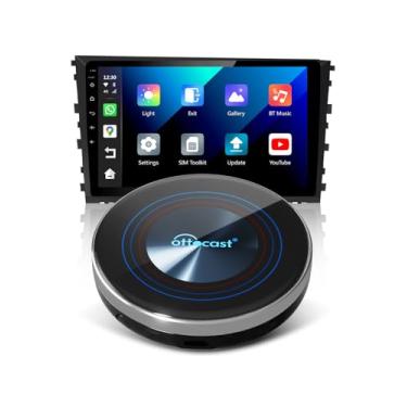 Imagem de OTTOCAST Caixa de IA I3 para carro com carPlay sem fio OEM, adaptador de caixa de vídeo Android 13, assista YouTube Netflix Tiktok Disney+ etc. Aplicativo de vídeos na tela do carro, com slot para