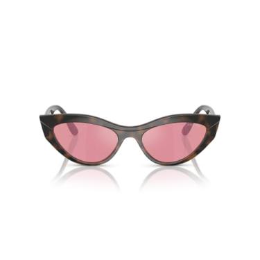 Imagem de Óculos de Sol Vogue Eyewear 0VO5637SU 2386F6 Tam 52 / Marrom - Lentes Rosa Gradiente