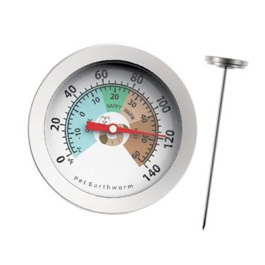 Imagem de MYCENSE Termômetro de solo para compostagem, ferramenta de jardinagem para teste de temperatura do solo, termômetro para quintal