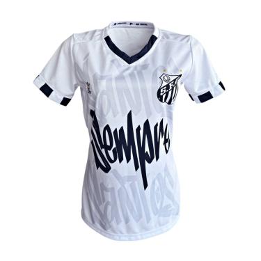 Imagem de Camiseta Feminina do Santos FC Torcedora Peixe Oficial