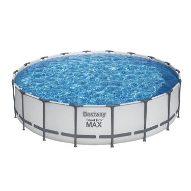 Imagem de Piscina Estrutural 23062 Litros Circular Pro Max + Capa + Escada + Filtro 110V Bestway