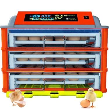 Imagem de Chocadeira para ovos com viragem automática e reposição automática de água, controle de umidade, tela digital LED, máquina de incubação de aves para incubação de galinhas