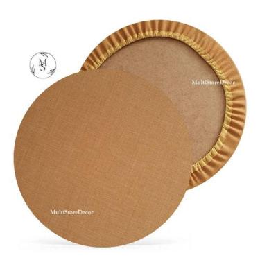 Imagem de 01 Capa de Sousplat Mellange Cinza - 35 cm - Várias Cores e Estampas -