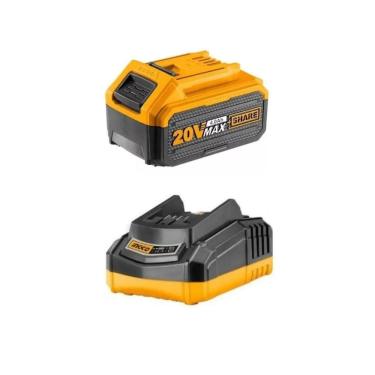 Imagem de Kit Com Bateria Ingco 4.0A E Carregador Bivolt 20V