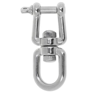 Imagem de Manilha Inox Reta Dupla Com Destorcedor 92Mm