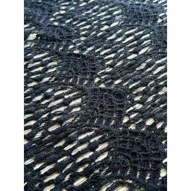 Imagem de Tecido Renda Guipir I 1m x 1,40m I 62% Algodão 36% Poliamida 2% Viscose (Navy)