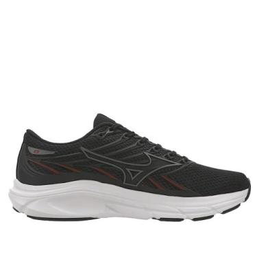 Imagem de Tênis Masculino Mizuno Jet 8 SOFTIERFOAM Preto/Vermelho, Preto, Vermel
