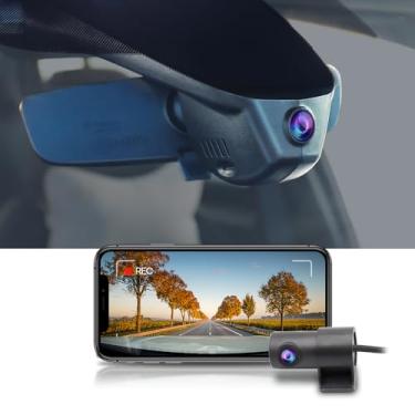 Imagem de Fitcamx Frontal 2K+Traseira 1080P Dash Cam Adequada para Mazda CX-30 2024-2025 (HD2-6607) Tem Sunroof, OEM Estilo, 2 Canais HD Vídeo, WiFi & APP, Loop Gravação, Parking Mode, Plug & Play, 64GB Cartão