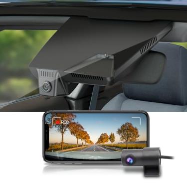 Imagem de Fitcamx Frontal 2K+Traseira 1080P Dash Cam para 2025 Hyundai IONIQ 5 (7 Vents/HD2-Ni000) & 2024 IONIQ 5 N, OEM Estilo, Duplo HD Vídeo, WiFi & APP, Loop Gravação, G-Sensor, Plug & Play, 64GB Cartão ﻿