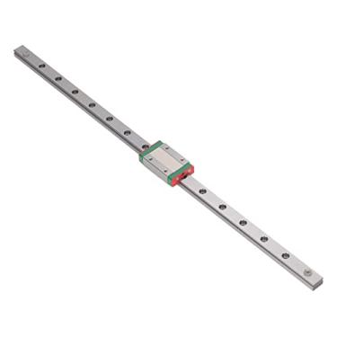 Imagem de Impressão 3D Railador de movimento linear Bloco de rolamento de alta velocidade Guia linear de baixo ruído Bloco de lâmina para automação de robótica CNC feita de aço de liga e (MGN11CH-400)