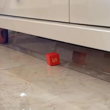 Imagem de Hiflora Bloqueador de sofá de 8 cm H, pacote com 8 | Evita que brinquedos e animais de estimação fiquem embaixo dos móveis - Impede que cães e vassoura robótica fiquem presos